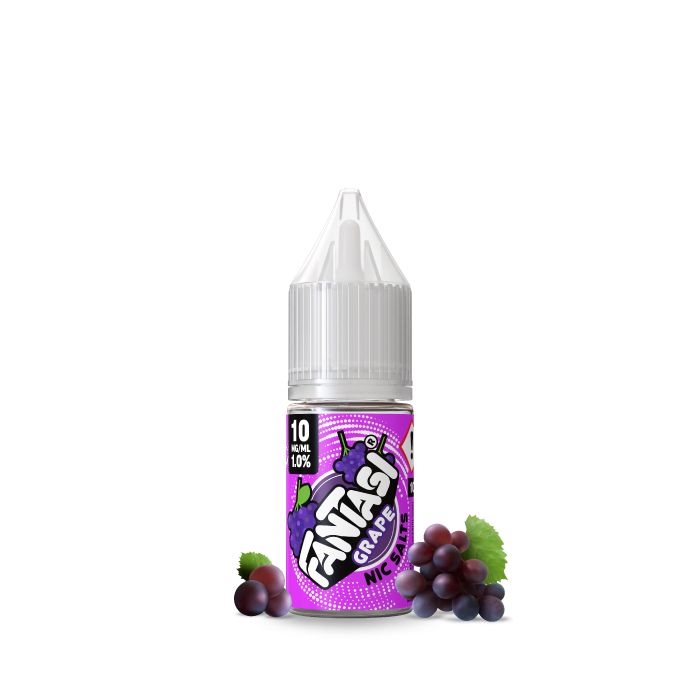 445438 Grape 10ml Nic Salt  Fantasi
